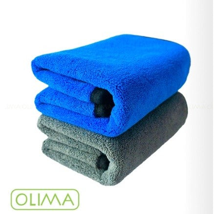 OLIMA 珊瑚絨 雙色加厚吸水布