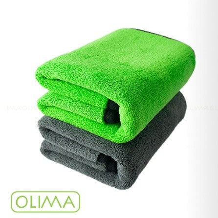 OLIMA 珊瑚絨 雙色加厚吸水布