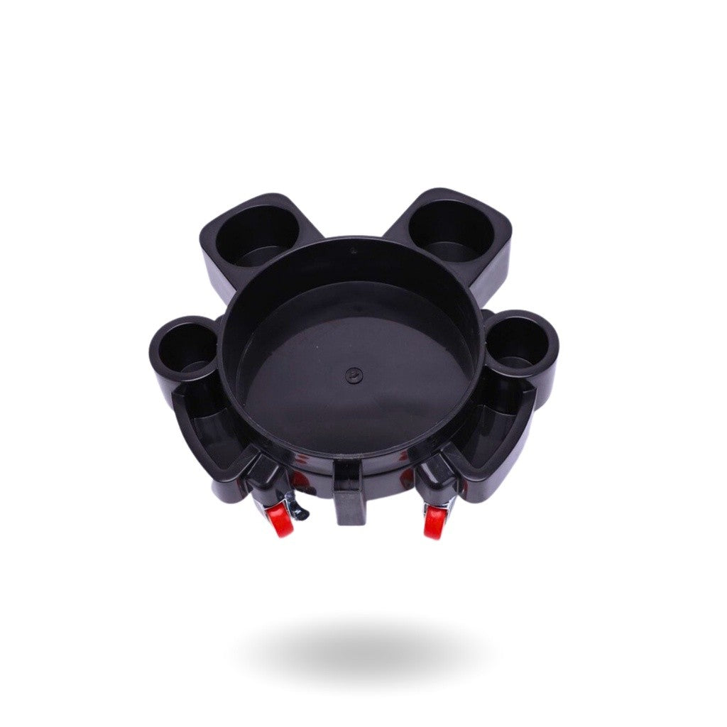 OLIMA 黑色洗車水桶 20L 耐重滾輪