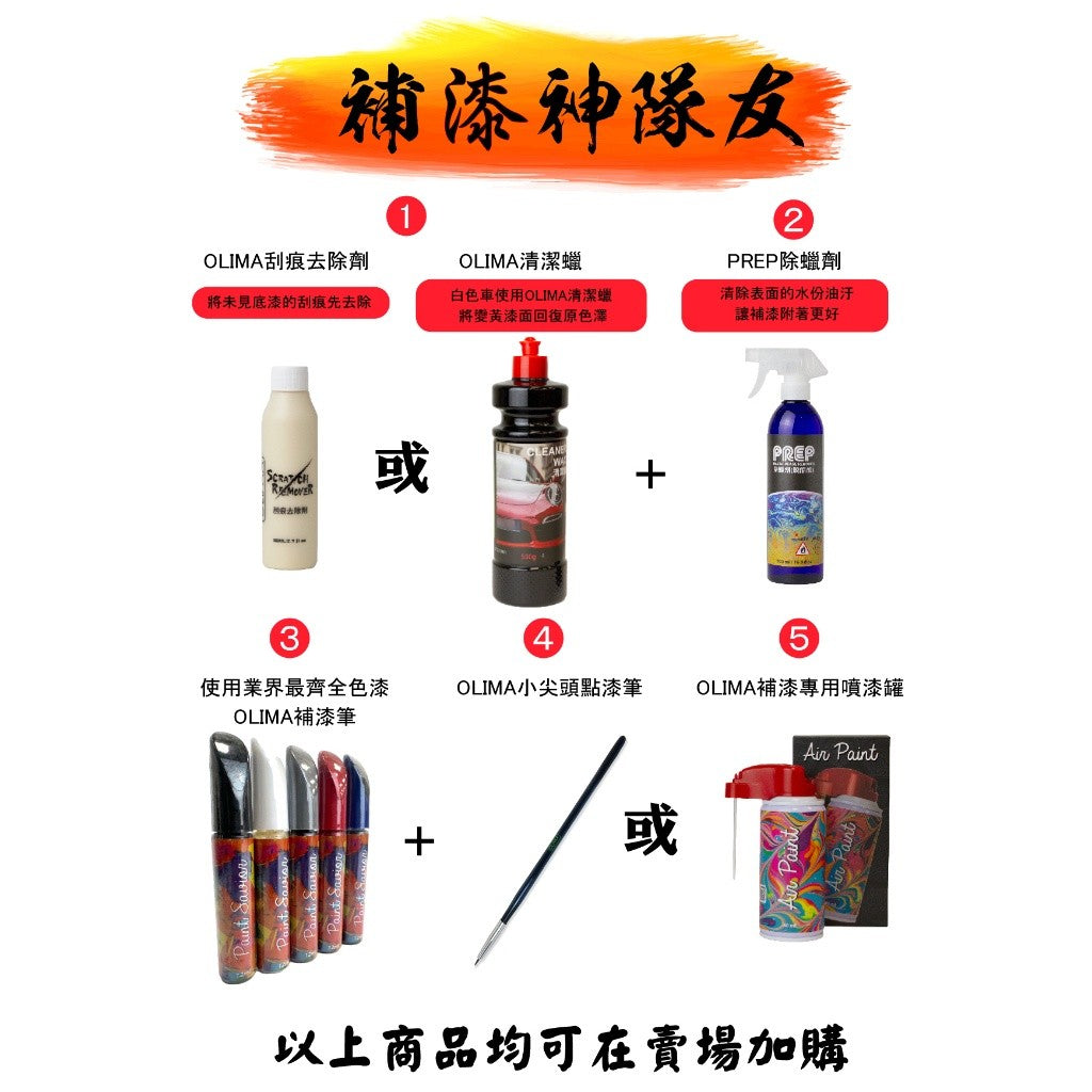 OLIMA 小尖頭點漆筆