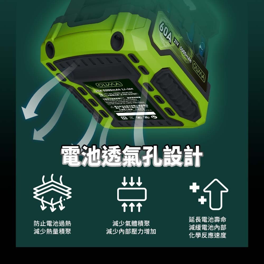 OLIMA M平台工具電池