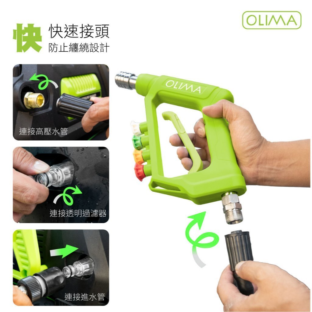 OLIMA B2轟炸機 無刷高壓洗車機 110V 220V