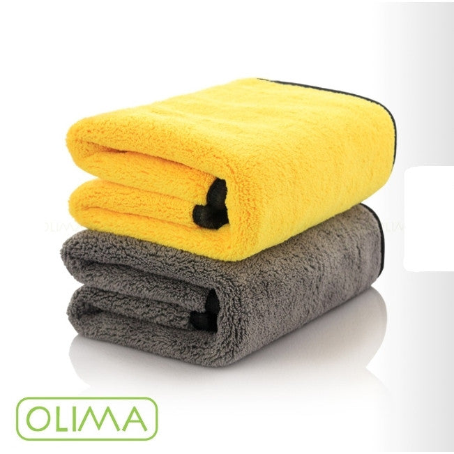 OLIMA 珊瑚絨 雙色加厚吸水布