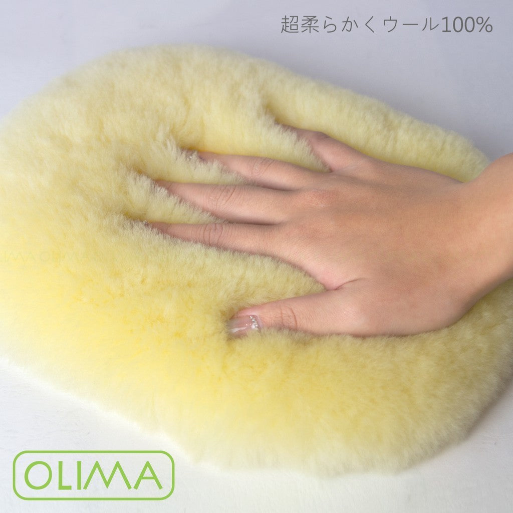 OLIMA 100% 真羊毛超厚實洗車手套