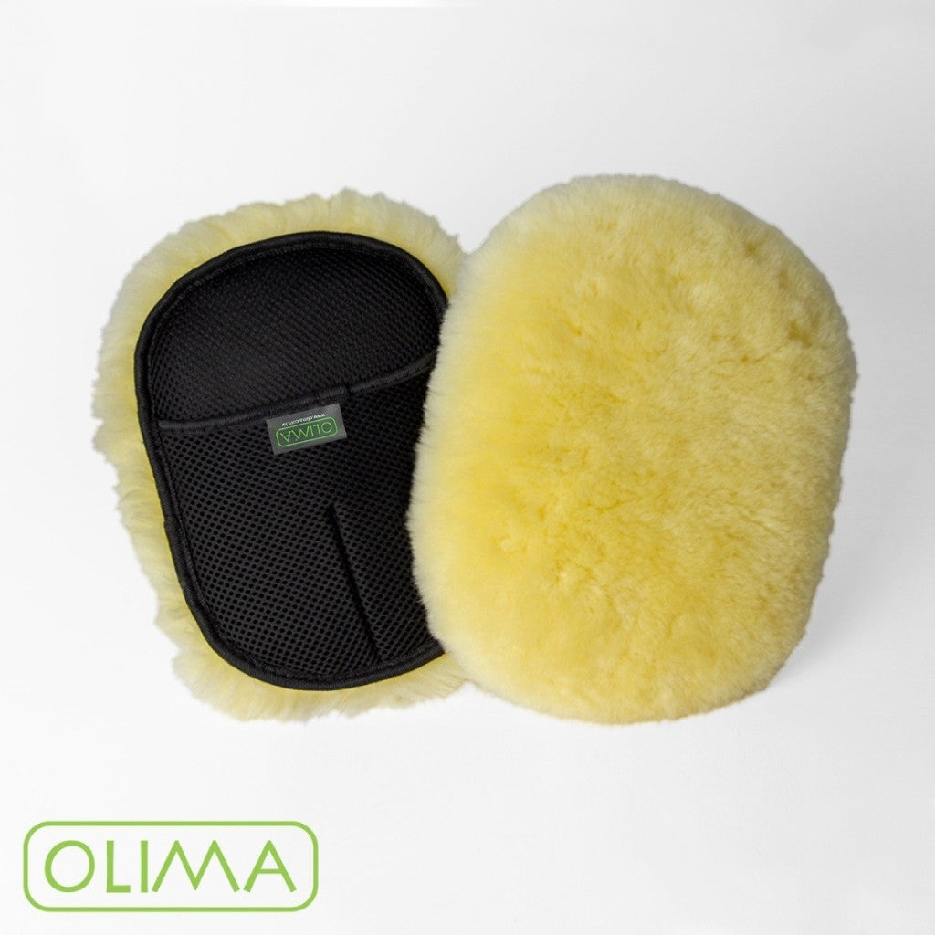 OLIMA 100% 真羊毛超厚實洗車手套