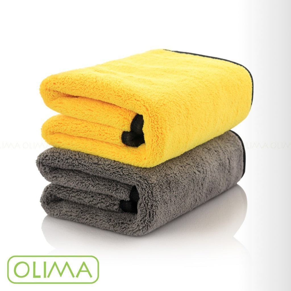 OLIMA 珊瑚絨 雙色加厚吸水布