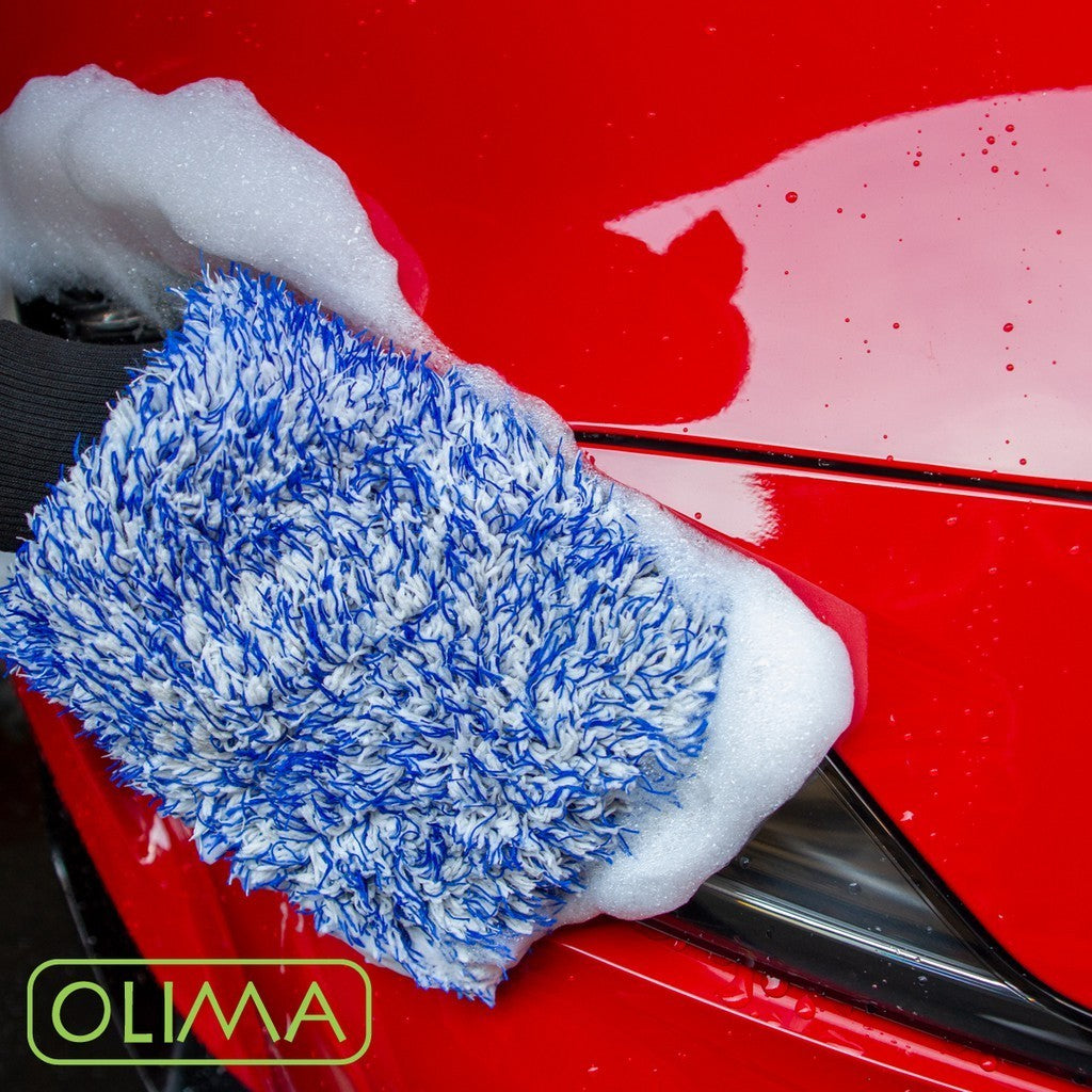 OLIMA 美國人超大 雙面洗車手套