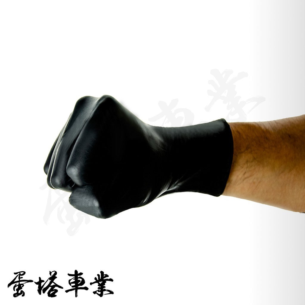 OLIMA 黑色橡膠手套 100只 (一盒) 無粉